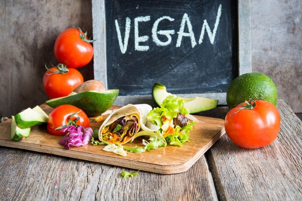 Dieetvoeding volgens de principes van Dukan voor veganisten